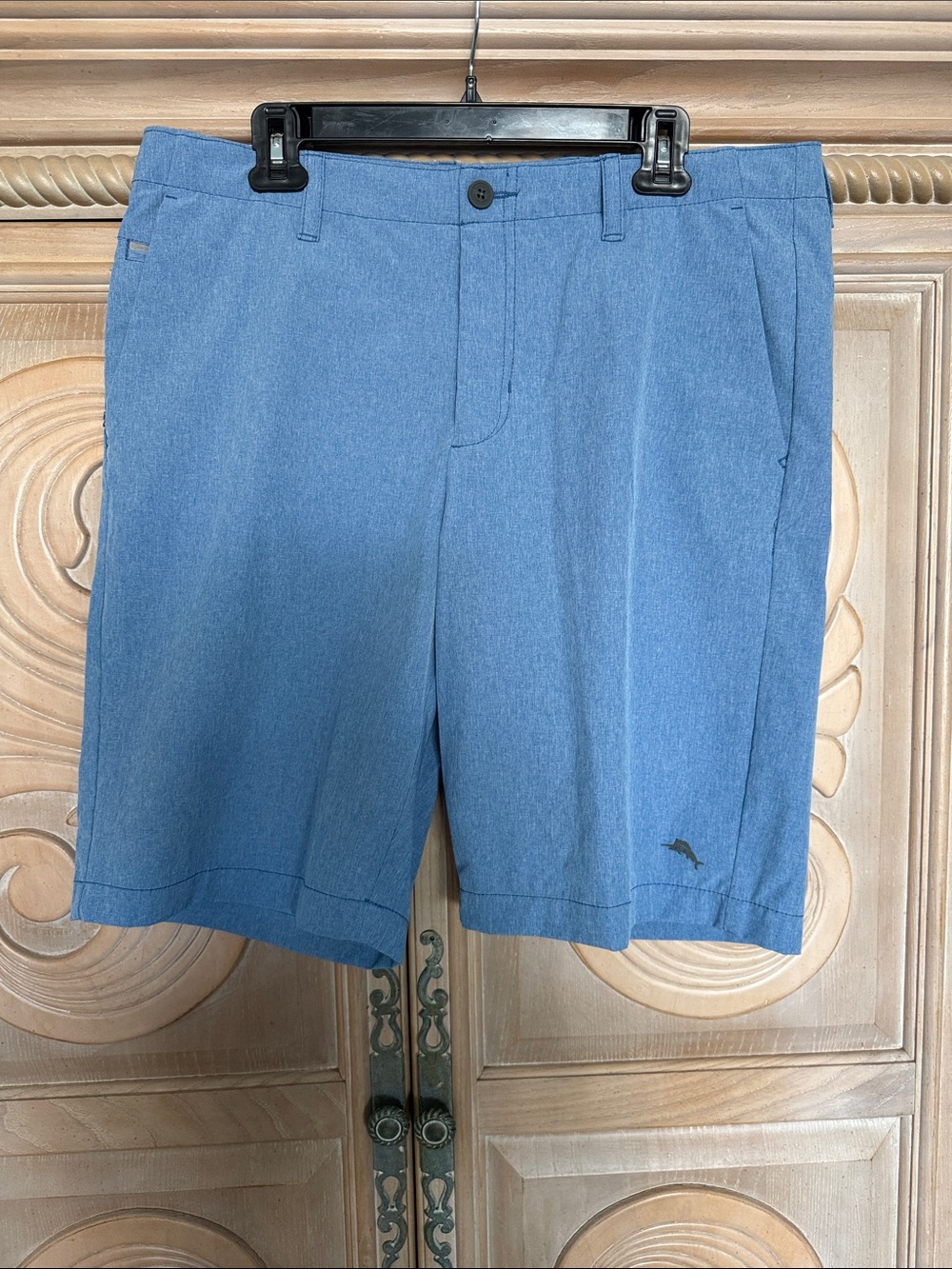 Tommy Bahama Men's Blue Flat Front Golf Shorts
